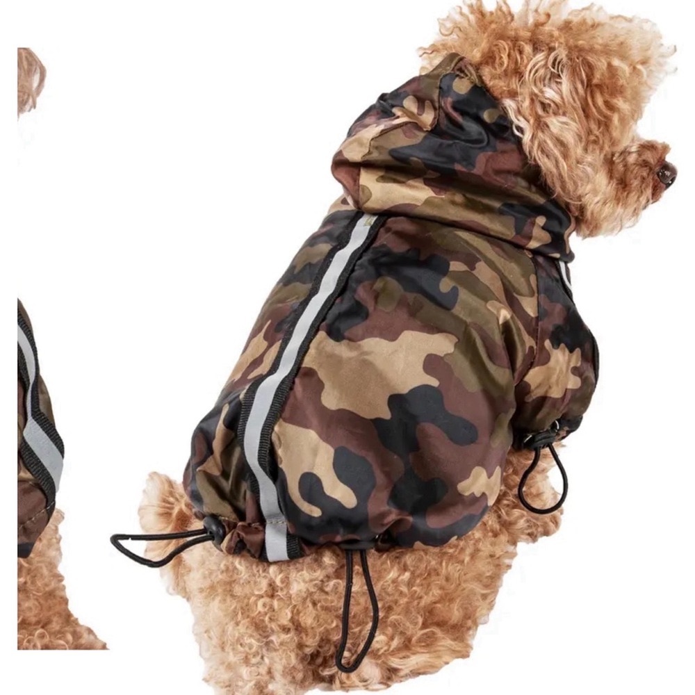 🐾 HOST PICK 🐾 Pet Life Reflecta Sport Rainbreaker Dog Raincoat Jacket NWT - Picture 13 of 14
